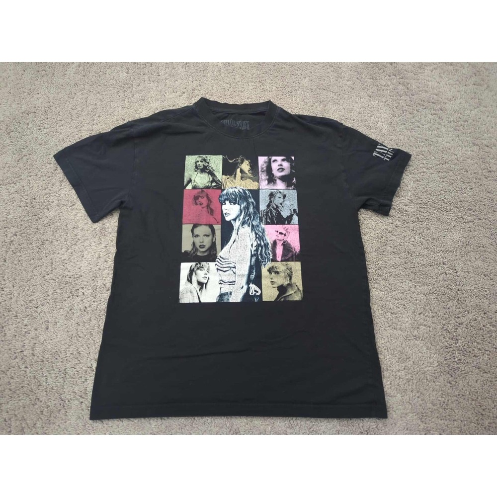 Taylor Swift The Eras Tour T Shirt Adult M Black Short Sleeve